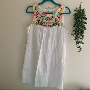J.Crew embroidered dress sz 4